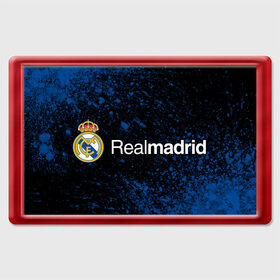 Магнит 45*70 с принтом REAL MADRID / РЕАЛ МАДРИД , Пластик | Размер: 78*52 мм; Размер печати: 70*45 | football | logo | madrid | real | realmadrid | sport | клуб | лого | логотип | логотипы | мадрид | реал | реалмадрид | символ | символы | спорт | форма | футбол | футбольная