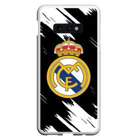 Чехол для Samsung S10E с принтом REAL MADRID. , Силикон | Область печати: задняя сторона чехла, без боковых панелей | Тематика изображения на принте: 