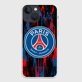 Чехол для iPhone 13 mini с принтом PSG. ,  |  | fc | football | football club | paris saint germain | psg | sport | пари сен жермен | париж | псж | спорт | уефа | униформа | фирменные цвета | фк | франция | французский футбольный клуб | футбол | футбольный клуб