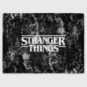 Плед 3D с принтом Stranger Things. , 100% полиэстер | закругленные углы, все края обработаны. Ткань не мнется и не растягивается | normal people scare me | stranger things | детектив | драма | кино | очень странные дела | сериалы | странгер тхингс | триллер | уилл | фантастика | фильмы | хоукинс