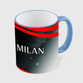 Кружка с принтом AC MILAN / МИЛАН , керамика | ёмкость 330 мл | ac | ac milan | acm | football | logo | milan | sport | клуб | лого | логотип | логотипы | милан | символ | символы | спорт | форма | футбол | футбольная | футбольный