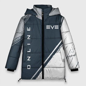 Женская зимняя куртка 3D с принтом EVE ONLINE ИВ ОНЛАЙН , верх — 100% полиэстер; подкладка — 100% полиэстер; утеплитель — 100% полиэстер | длина ниже бедра, силуэт Оверсайз. Есть воротник-стойка, отстегивающийся капюшон и ветрозащитная планка. 

Боковые карманы с листочкой на кнопках и внутренний карман на молнии | 