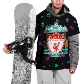 Накидка на куртку 3D с принтом LIVERPOOL / Ливерпуль , 100% полиэстер |  | club | footbal | liverpool | logo | знак | клуб | ливерпуль | логотип | логотипы | символ | символы | форма | футбол | футбольная | футбольный
