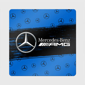 Магнит виниловый Квадрат с принтом MERCEDES / МЕРСЕДЕС , полимерный материал с магнитным слоем | размер 9*9 см, закругленные углы | amg | auto | bens | benz | logo | merc | mercedes | mercedes benz | mersedes | moto | star | vthctltc | авто | амг | бенц | звезда | класс | лого | логотип | мерин | мерс | мерседес | мерседес бенц | мото | символ | символы | ьуксувуы