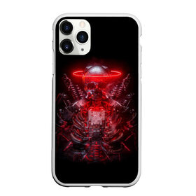 Чехол для iPhone 11 Pro Max матовый с принтом Digital Skeleton | 1.1 , Силикон |  | cool | cyborg | decoration | fashion | fear | ghost | halloween | head | horror | robot | skeleton | skull | technology | голова | киборг | круто | мода | призрак | робот | скелет | технологии | ужас | украшение | хеллоуин | череп