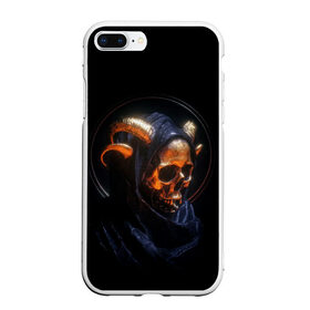 Чехол для iPhone 7Plus/8 Plus матовый с принтом Golden skull | 1.1 , Силикон | Область печати: задняя сторона чехла, без боковых панелей | cool | cyborg | decoration | fashion | fear | ghost | halloween | head | horror | robot | skeleton | skull | technology | голова | киборг | круто | мода | призрак | робот | скелет | технологии | ужас | украшение | хеллоуин | череп