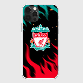 Чехол для iPhone 12 Pro Max с принтом LIVERPOOL , Силикон |  | Тематика изображения на принте: lfc | liverpool | sport | ynwa | ливерпуль | лфк | спорт