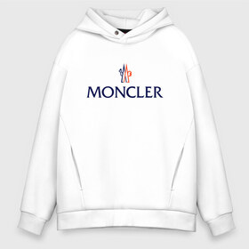 Мужское худи Oversize хлопок с принтом MONCLER , френч-терри — 70% хлопок, 30% полиэстер. Мягкий теплый начес внутри —100% хлопок | боковые карманы, эластичные манжеты и нижняя кромка, капюшон на магнитной кнопке | Тематика изображения на принте: mancler | mankler | moncler | monkler | манклер | мода | монклер | тренд | хайповый | шмот