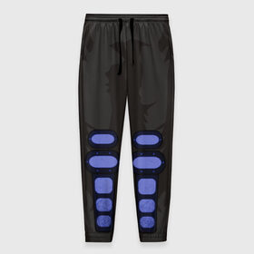 Мужские брюки 3D с принтом Sub zero , 100% полиэстер | манжеты по низу, эластичный пояс регулируется шнурком, по бокам два кармана без застежек, внутренняя часть кармана из мелкой сетки | 