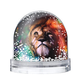 Снежный шар с принтом Царь зверей , Пластик | Изображение внутри шара печатается на глянцевой фотобумаге с двух сторон | 