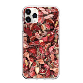 Чехол для iPhone 11 Pro Max матовый с принтом Мясо , Силикон |  | бекон | веган | говядина | деликатес | курица | мяско | мясник | окорок | паттерн | свинина | стейк | филе