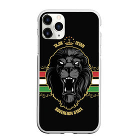 Чехол для iPhone 11 Pro матовый с принтом Таджикистан , Силикон |  | crown | golden | king | lion | republic | tajikistan | золотой | король | корона | лев | республика | таджикистан | царь