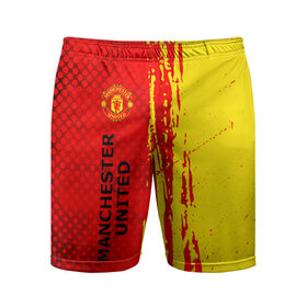 Мужские шорты спортивные с принтом MANCHESTER UNITED. ,  |  | 