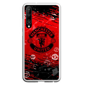 Чехол для Honor P30 с принтом MANCHESTER UNITED. , Силикон | Область печати: задняя сторона чехла, без боковых панелей | 