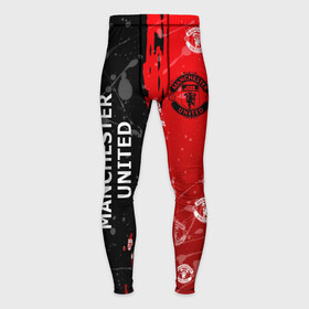 Мужские тайтсы 3D с принтом MANCHESTER UNITED. ,  |  | fc | fcmu | football | football club | manchester united | red devils | sport | красные дьяволы | манчестер юнайтед | спорт | фк | фкмю | футбол | футбольный клуб