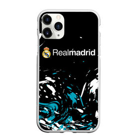 Чехол для iPhone 11 Pro Max матовый с принтом REAL MADRID. , Силикон |  | fc | football | football club | real madrid | sport | реал мадрид | спорт | спортивные | униформа | фирменные цвета | фк | футбол | футбольный клуб