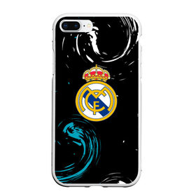 Чехол для iPhone 7Plus/8 Plus матовый с принтом REAL MADRID. , Силикон | Область печати: задняя сторона чехла, без боковых панелей | fc | football | football club | real madrid | sport | реал мадрид | спорт | спортивные | униформа | фирменные цвета | фк | футбол | футбольный клуб