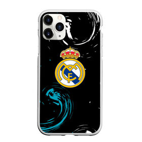 Чехол для iPhone 11 Pro Max матовый с принтом REAL MADRID. , Силикон |  | fc | football | football club | real madrid | sport | реал мадрид | спорт | спортивные | униформа | фирменные цвета | фк | футбол | футбольный клуб