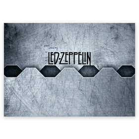 Поздравительная открытка с принтом Led Zeppelin. , 100% бумага | плотность бумаги 280 г/м2, матовая, на обратной стороне линовка и место для марки
 | Тематика изображения на принте: led zeppelin | music | rock | блюз рок | британская рок группа | джимми пейдж | известные личности | лед зеппелин | лэд зиппелин | музыка | музыканты | певцы | рок | фолк рок | хард рок | хеви метал
