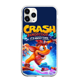 Чехол для iPhone 11 Pro матовый с принтом Crash Bandicoot , Силикон |  | aku aku | crash bandicoot | бандикут | игры | крэш бандикут