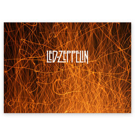 Поздравительная открытка с принтом Led Zeppelin. , 100% бумага | плотность бумаги 280 г/м2, матовая, на обратной стороне линовка и место для марки
 | led zeppelin | music | rock | блюз рок | британская рок группа | джимми пейдж | известные личности | лед зеппелин | лэд зиппелин | музыка | музыканты | певцы | рок | фолк рок | хард рок | хеви метал