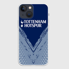 Чехол для iPhone 13 mini с принтом TOTTENHAM HOTSPUR. ,  |  | football | football club | sport | tottenham | tottenham hotspur | спорт | спортивные | тоттенхэм | униформа | фирменные цвета | футбол | футбольный клуб