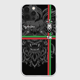 Чехол для iPhone 12 Pro Max с принтом Таджикистан , Силикон |  | crown | flag | king | lion | republic | tajikistan | король | корона | лев | республика | таджикистан | флаг | царь