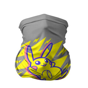 Бандана-труба 3D с принтом Pikachu Pika Pika , 100% полиэстер, ткань с особыми свойствами — Activecool | плотность 150‒180 г/м2; хорошо тянется, но сохраняет форму | pika | pikachu | аниме | детская | детям | игры | молния | мышка | мышь | пика | пикачу | покемон | покемоны