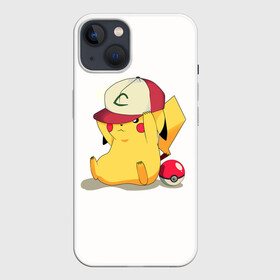 Чехол для iPhone 13 с принтом Pikachu Pika Pika ,  |  | pika | pikachu | аниме | детская | детям | игры | молния | мышка | мышь | пика | пикачу | покемон | покемоны