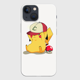 Чехол для iPhone 13 mini с принтом Pikachu Pika Pika ,  |  | pika | pikachu | аниме | детская | детям | игры | молния | мышка | мышь | пика | пикачу | покемон | покемоны