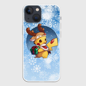 Чехол для iPhone 13 mini с принтом Pikachu Pika Pika ,  |  | pika | pikachu | аниме | детская | детям | игры | молния | мышка | мышь | пика | пикачу | покемон | покемоны