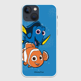Чехол для iPhone 13 mini с принтом Дори и Немо ,  |  | finding dory | finding nemo | pixar | в поисках дори | в поисках немо | дори | немо | пиксар | рыбка