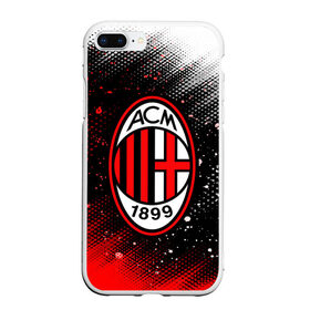 Чехол для iPhone 7Plus/8 Plus матовый с принтом AC MILAN / МИЛАН , Силикон | Область печати: задняя сторона чехла, без боковых панелей | Тематика изображения на принте: ac | ac milan | acm | football | logo | milan | sport | клуб | лого | логотип | логотипы | милан | символ | символы | спорт | форма | футбол | футбольная | футбольный