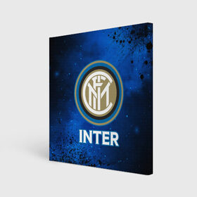 Холст квадратный с принтом INTER / Интер , 100% ПВХ |  | club | footbal | inter | internazionale | logo | milan | знак | интер | интернационале | клуб | логотип | логотипы | милан | символ | символы | форма | футбол | футбольная | футбольный