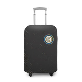 Чехол для чемодана 3D с принтом INTER / Интер , 86% полиэфир, 14% спандекс | двустороннее нанесение принта, прорези для ручек и колес | 