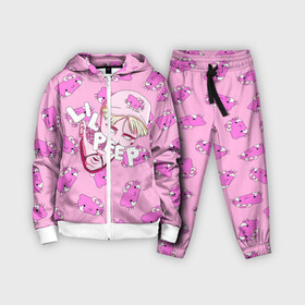 Детский костюм 3D с принтом LIL PEEP ,  |  | cat | had | hello kitty | lil peep | lil peep art | logo lil peep | love | rap | альбомы | голова | кот | котики | лил пип | лове | лого | логтип | любовь | музыка | музыкант | паук | певец | рэп | рэпер | скорпион