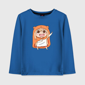 Детский лонгслив хлопок с принтом Himouto! Umaru-chan , 100% хлопок | круглый вырез горловины, полуприлегающий силуэт, длина до линии бедер | anime himouto | anime umaru | himoto | himouto | himouto umaru | himouto umaru chan | umaru | umaru chan | аниме | аниме умару | аниме химото | двуличная сестренка умару | умару | химото | химото умару тян