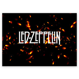 Поздравительная открытка с принтом Led Zeppelin. , 100% бумага | плотность бумаги 280 г/м2, матовая, на обратной стороне линовка и место для марки
 | led zeppelin | music | rock | блюз рок | британская рок группа | джимми пейдж | известные личности | лед зеппелин | лэд зиппелин | музыка | музыканты | певцы | рок | фолк рок | хард рок | хеви метал