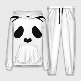 Женский костюм 3D (с толстовкой) с принтом Panda ,  |  | panda | животные | медведь | мишка | панда
