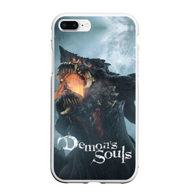 Чехол для iPhone 7Plus/8 Plus матовый с принтом Demons Souls , Силикон | Область печати: задняя сторона чехла, без боковых панелей | Тематика изображения на принте: armor | dark souls | demons souls | dragon | fire | games | knight | namco bandai | nextgen | playstation 5 | praise the sun | ps5 | броня | восславь солнце | дарк соулс | демон соулс | дракон | игры | некстген | огонь | плейстейшен 5 | пс5 | рыцарь | тем