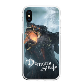 Чехол для iPhone XS Max матовый с принтом Demons Souls , Силикон | Область печати: задняя сторона чехла, без боковых панелей | armor | dark souls | demons souls | dragon | fire | games | knight | namco bandai | nextgen | playstation 5 | praise the sun | ps5 | броня | восславь солнце | дарк соулс | демон соулс | дракон | игры | некстген | огонь | плейстейшен 5 | пс5 | рыцарь | тем