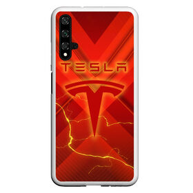 Чехол для Honor 20 с принтом TESLA , Силикон | Область печати: задняя сторона чехла, без боковых панелей | elon | ilon | motors | musk | tesla | илон | маск | машина | моторс | тачка | тесла | электрокар