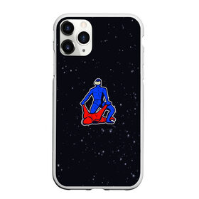 Чехол для iPhone 11 Pro матовый с принтом AMONG US space fight , Силикон |  | Тематика изображения на принте: among us | fall guys | gachimuchi | impostor | space | амонг ас | аниме | гачимучи | игры | космос | осень | эстетика