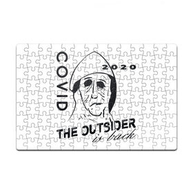 Пазл магнитный 126 элементов с принтом The outsider - covid 2020 , полимерный материал с магнитным слоем | 126 деталей, размер изделия —  180*270 мм | 2020 | covid | stephen king | the outsider | аутсайдер | ковид | стивен кинг | чужак | чужой