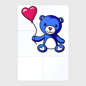 Магнитный плакат 2Х3 с принтом Медвежонок с шариком , Полимерный материал с магнитным слоем | 6 деталей размером 9*9 см | bear | love is | teddy | valentines day | валентина | влюбленный | воздушный шарик | девочкам | девушке | игрушка | кукла | лучшая | любимая | люблю | любовь | марта | медведь | медвежата | милый | няшный | плюшевый
