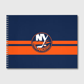 Альбом для рисования с принтом NY ISLANDERS NHL , 100% бумага
 | матовая бумага, плотность 200 мг. | Тематика изображения на принте: hockey | islanders | logo | new york | ny | sport | usa | исландерс | логотип | нхл | нью йорк | спорт | хоккей