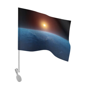 Флаг для автомобиля с принтом Звезда по имени солнце , 100% полиэстер | Размер: 30*21 см | астрономия | вселенная | звезда | космос | солнце