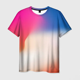 Мужская футболка 3D с принтом Apple фон , 100% полиэфир | прямой крой, круглый вырез горловины, длина до линии бедер | apple | iphone | айфон | фон apple