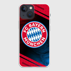 Чехол для iPhone 13 mini с принтом FC BAYERN   БАВАРИЯ ,  |  | bayern | club | fc | footbal | logo | бавария | знак | клуб | лого | логотип | логотипы | символ | символы | форма | футбол | футбольная | футбольный