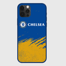 Чехол для iPhone 12 Pro Max с принтом CHELSEA F C ЧЕЛСИ , Силикон |  | chelsea | club | footbal | logo | знак | клуб | логотип | логотипы | символ | символы | форма | футбол | футбольная | футбольный | челси